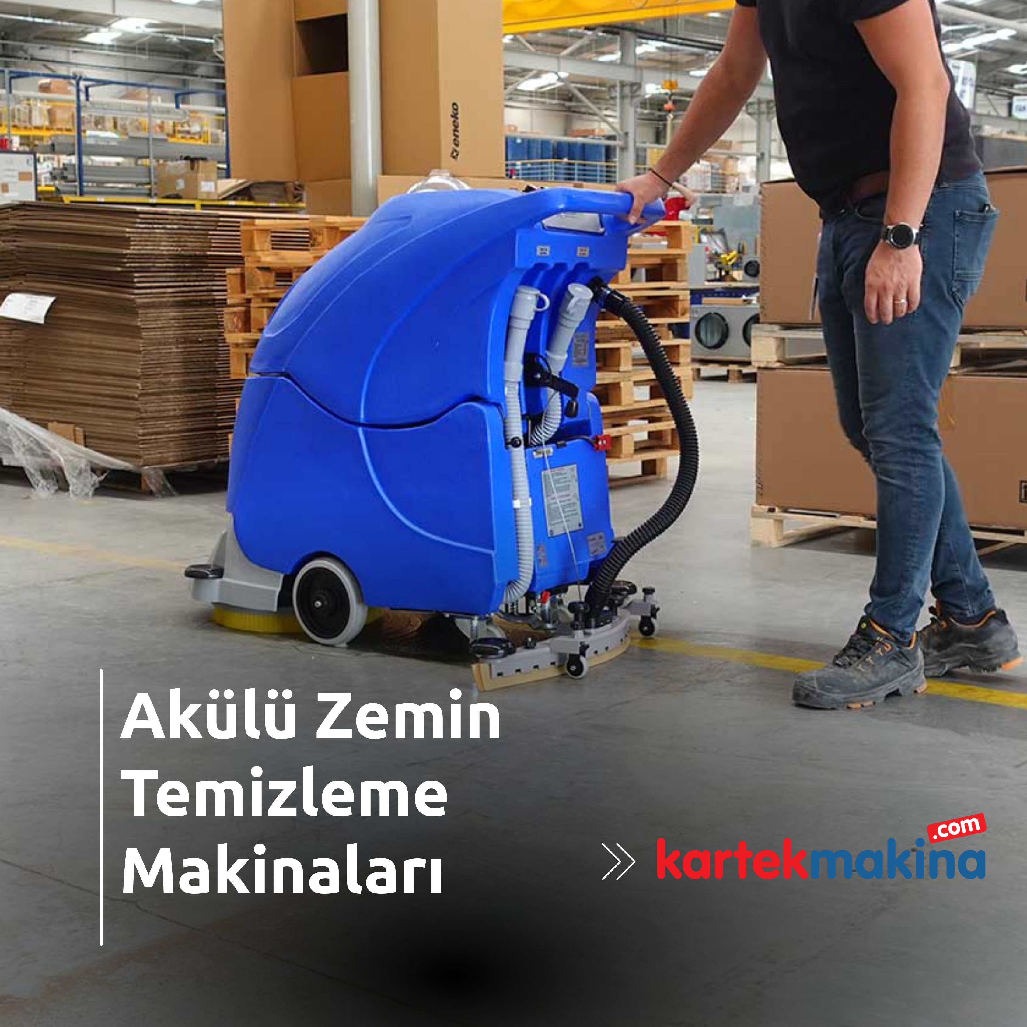 Akülü Zemin Temizleme Makinaları