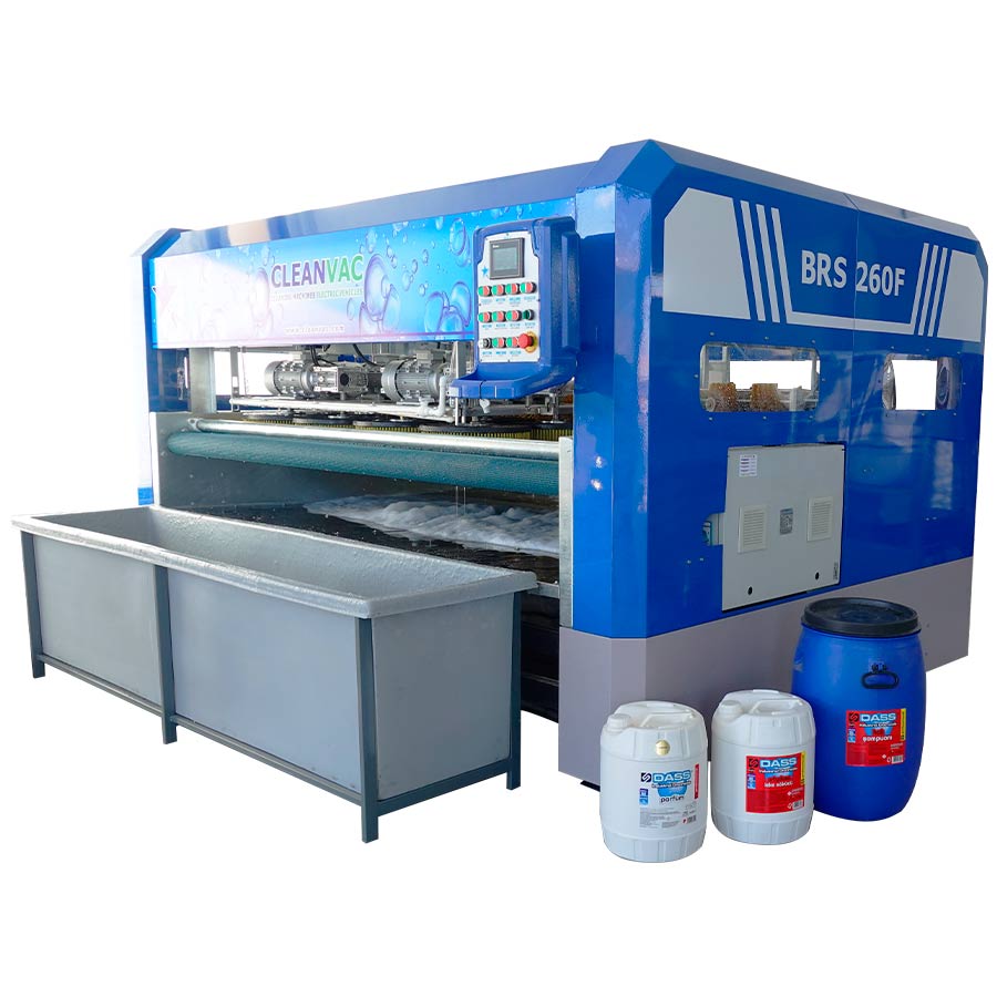 10 Fırçalı Otomatik Halı Yıkama Makinesi Cleanvac BRS 260 F