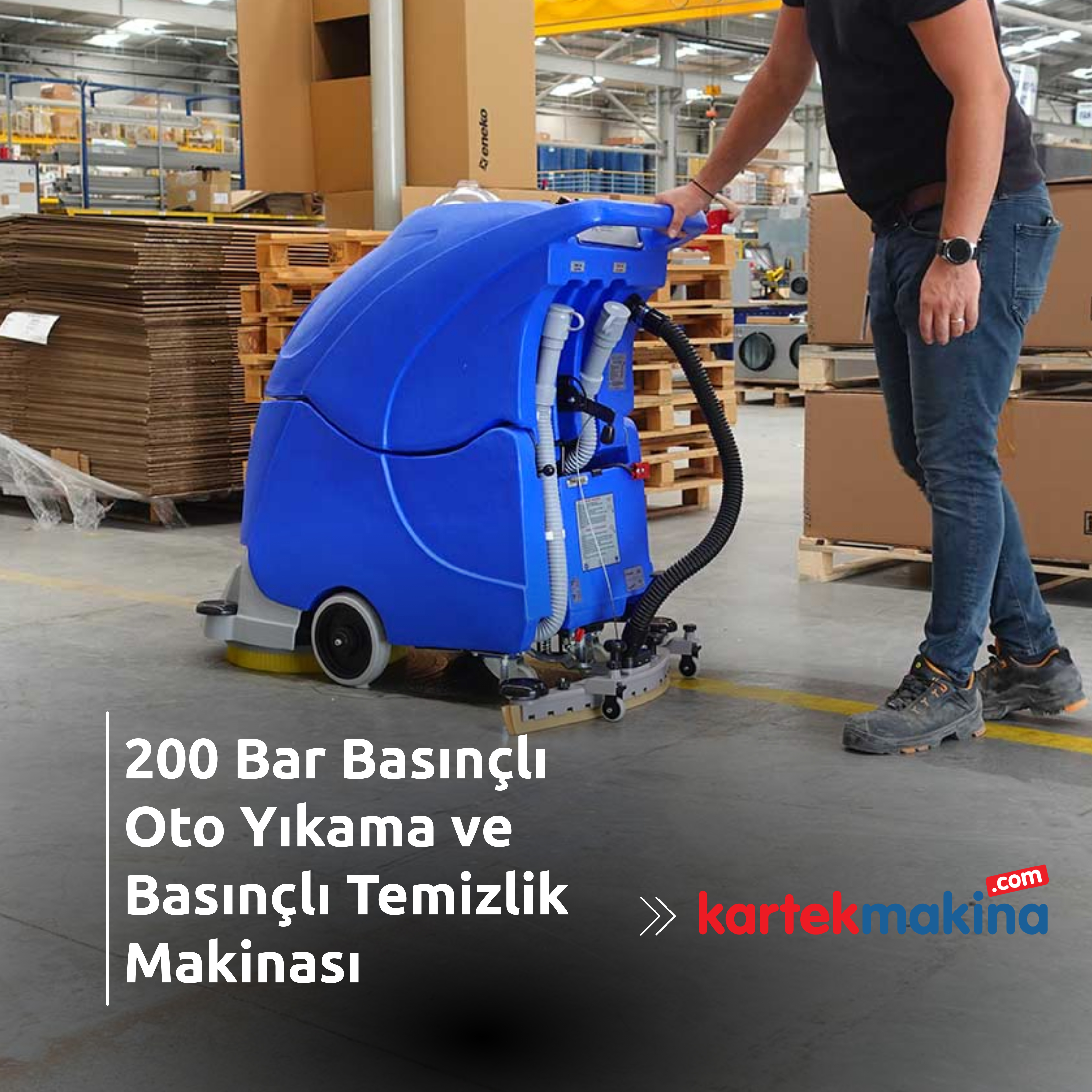 200 Bar Basınçlı Oto Yıkama ve Basınçlı Temizlik Makinası