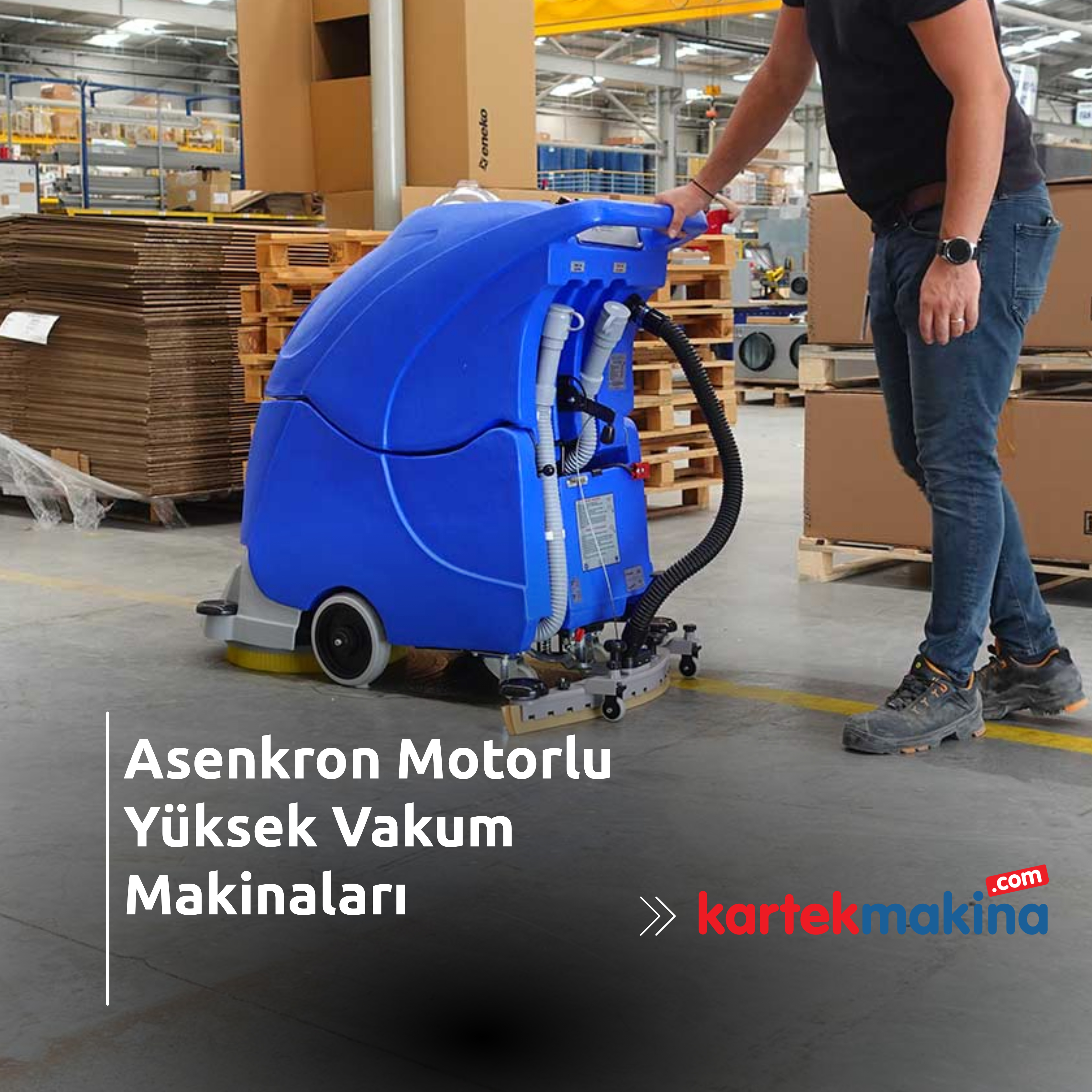 Asenkron Motorlu Yüksek Vakum Makinaları