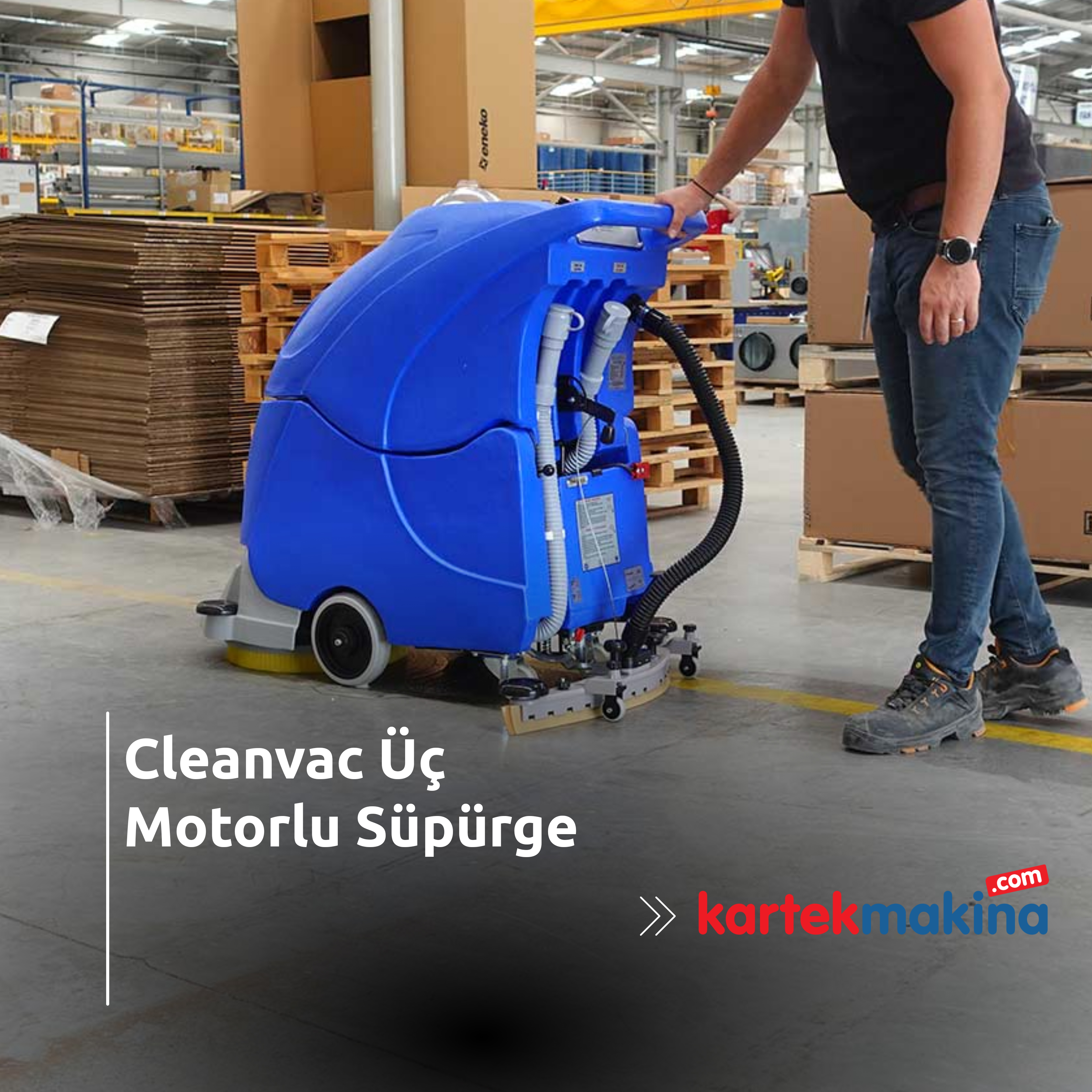 Cleanvac Üç Motorlu Süpürge