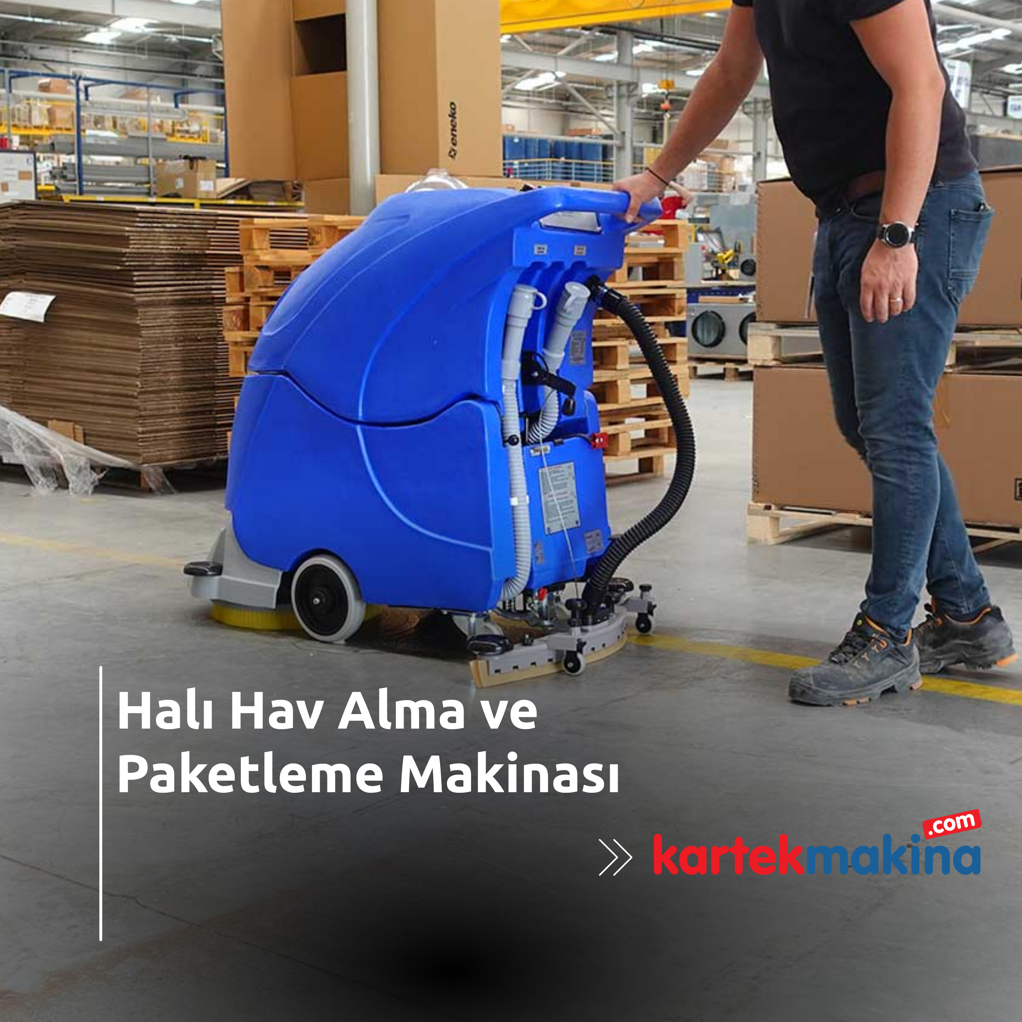 Halı Hav Alma ve Paketleme Makinası