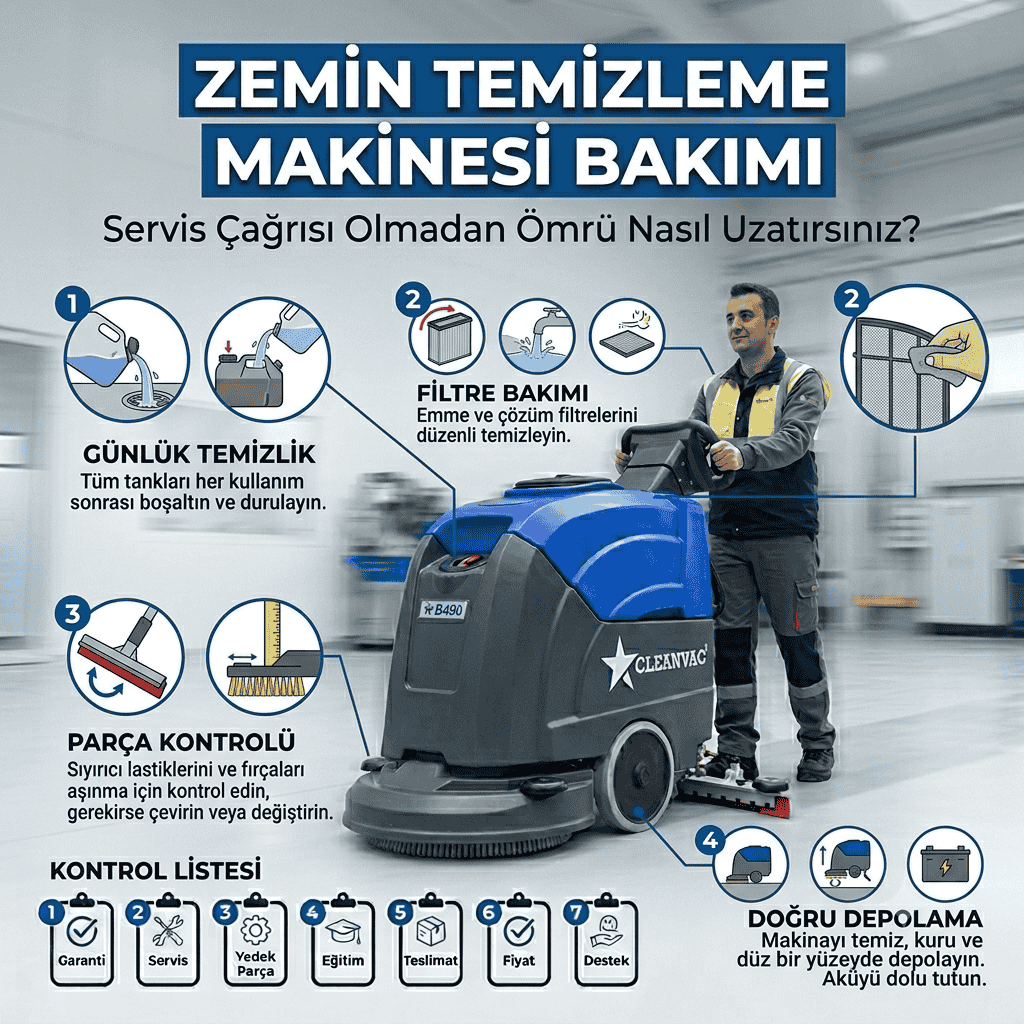 Endüstriyel Temizlik Makinesi Alırken Sözleşmede Mutlaka Sormanız Gereken 7 Sorugr