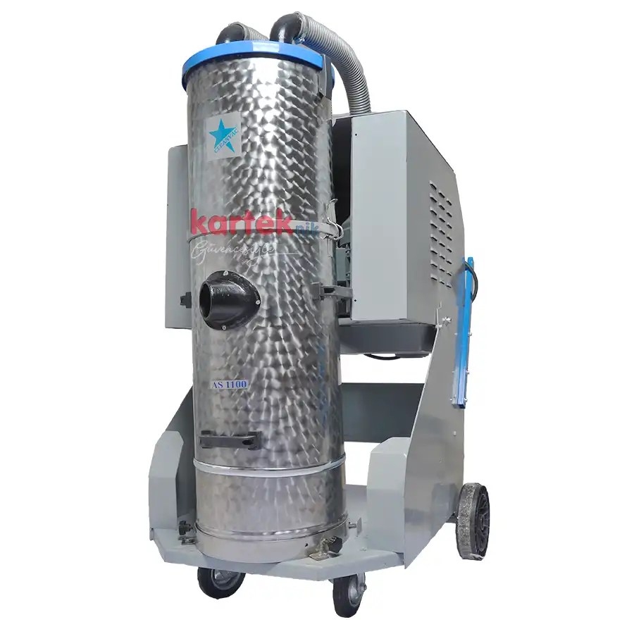 160 Liter Industrial Three Phase Vacuum Machine Cleanvac AS-1100