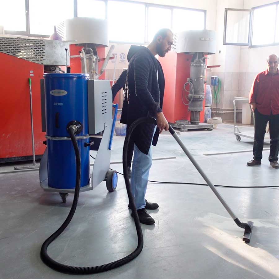 Endüstriyel Trifaze Vakum Makinasi Cleanvac AS-750