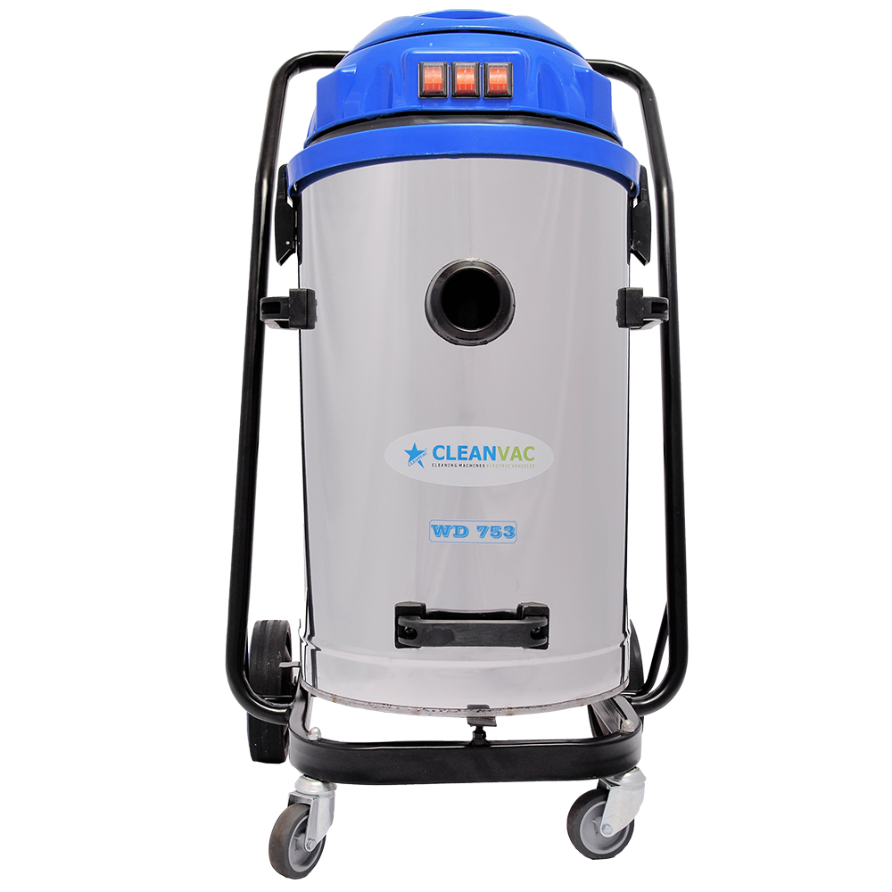 Wet Dry Three Motor Industrial Vacuum Cleaner Cleanvac WD-753