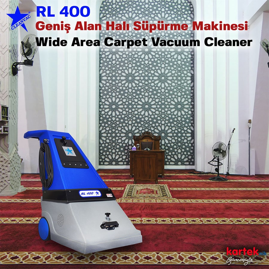 Vakumlu Cami Süpürgesi Cleanvac RL-400