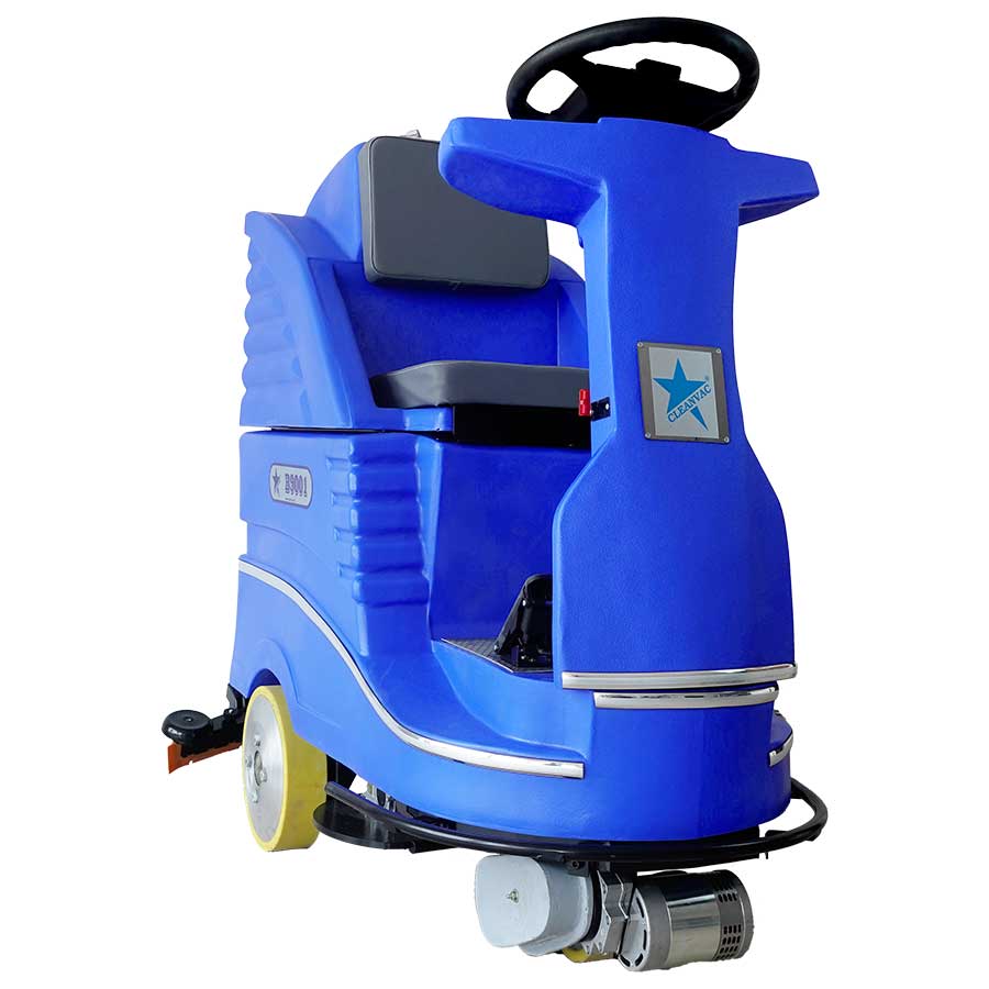 Ride-on Floor Scrubber Cleanvac B9001