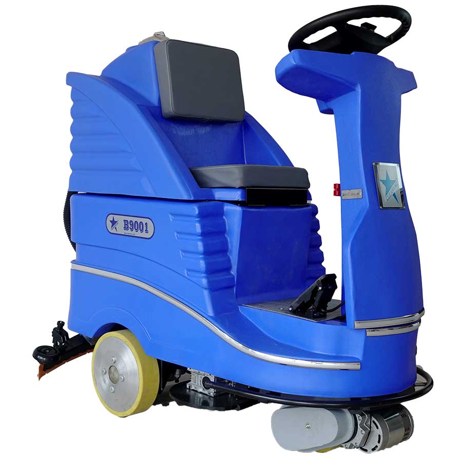 Ride-on Floor Scrubber Cleanvac B9001