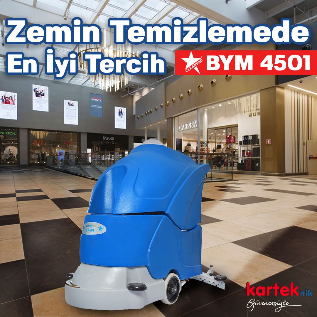 Makineri për pastrimin e dyshemesë me bateri Cleanvac BYM 4501